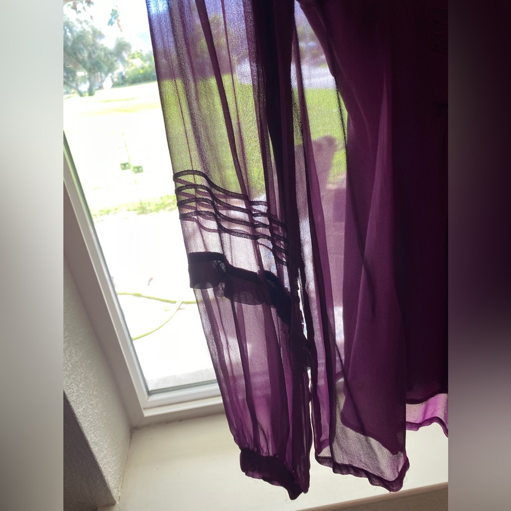 Development By Erica Davies, Sheer Fuscia Silk Bl… - image 5